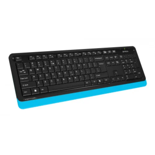 Клавиатура + мышь A4Tech Fstyler FG1010 клав:черный/синий мышь:черный/синий USB беспроводная Multimedia (FG1010 BLUE)